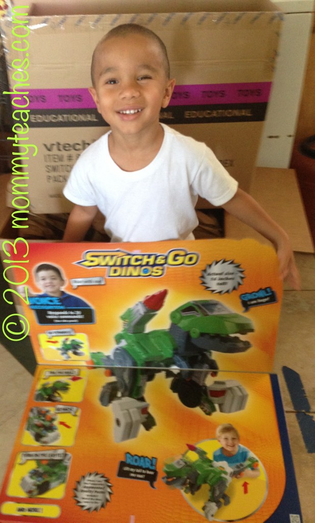 VTech Switch & Go Dinos Review + Contest For Lifetime Supply Of Toys -  Mom's Blog