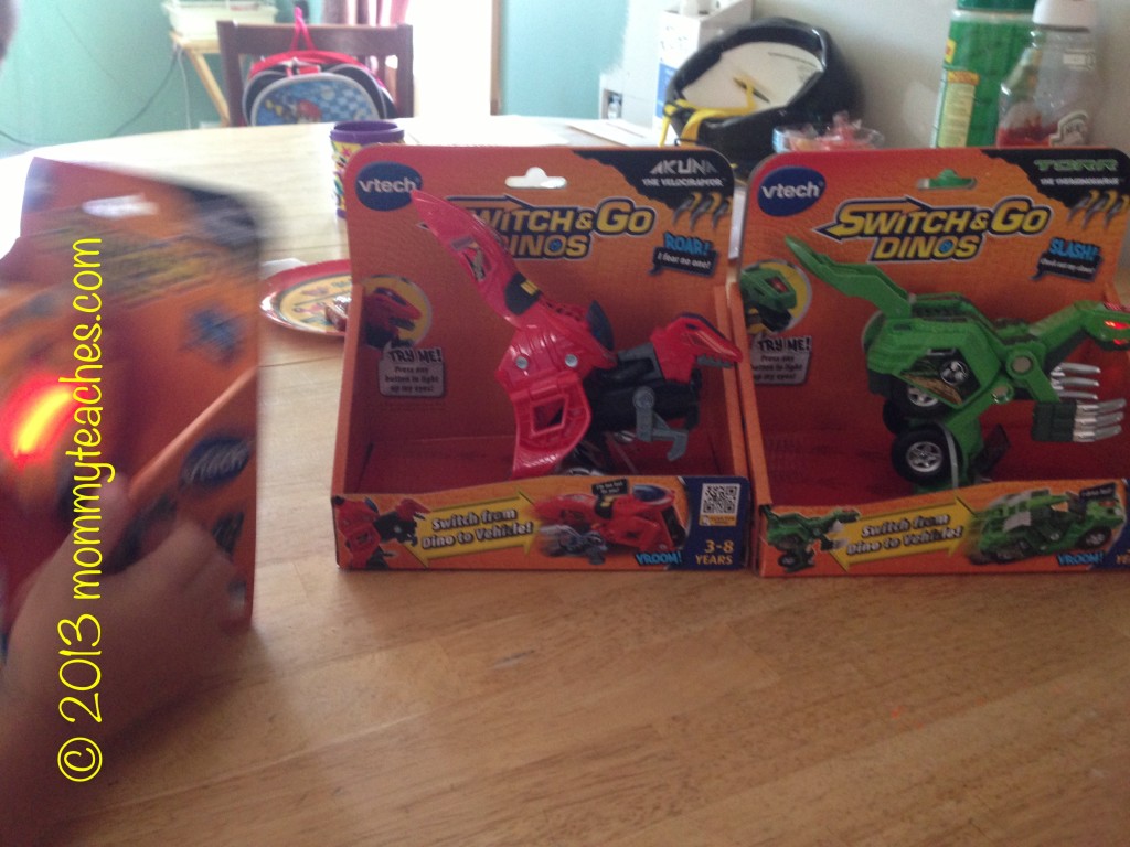 VTech Switch & Go Dinos Review + Contest For Lifetime Supply Of Toys -  Mom's Blog